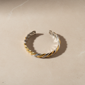 pulsera unión dorada