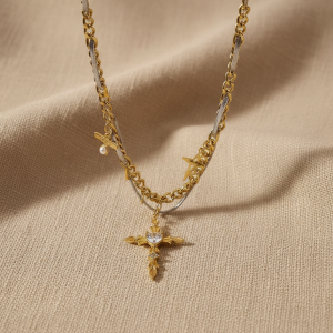 collar brillo de fe