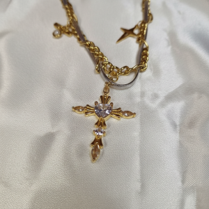 collar brillo de fe